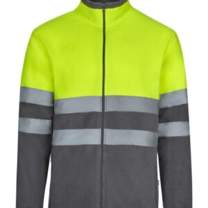 Chaqueta polar bicolor